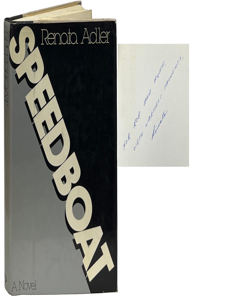 Speedboat. Renata Adler.