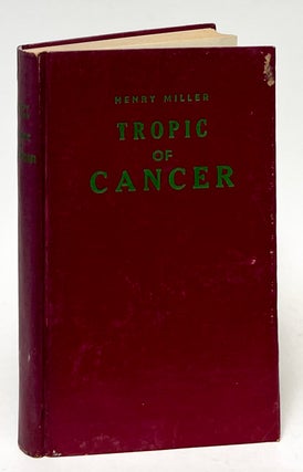 Item #10168 Tropic of Cancer. Henry Miller