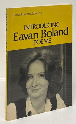Item #10243 Introducing Eavan Boland; Poems. Eavan Boland