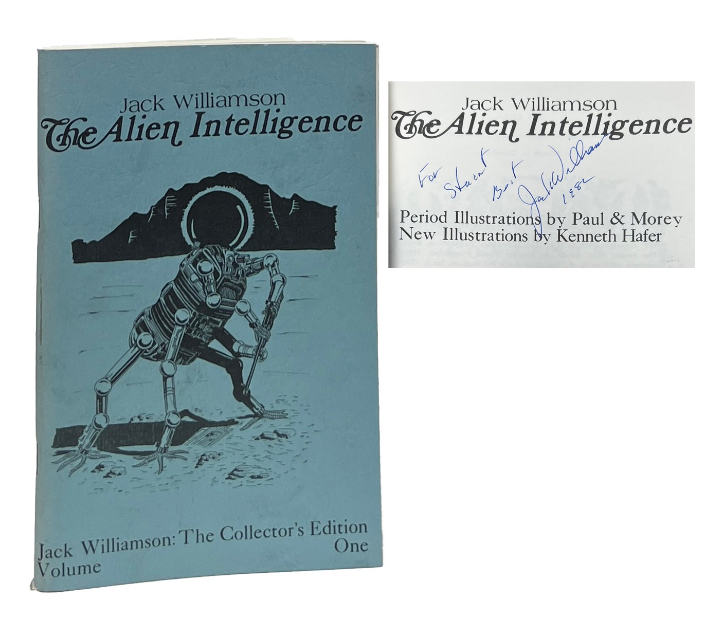 The Alien Intelligence | Jack Williamson | First Edition