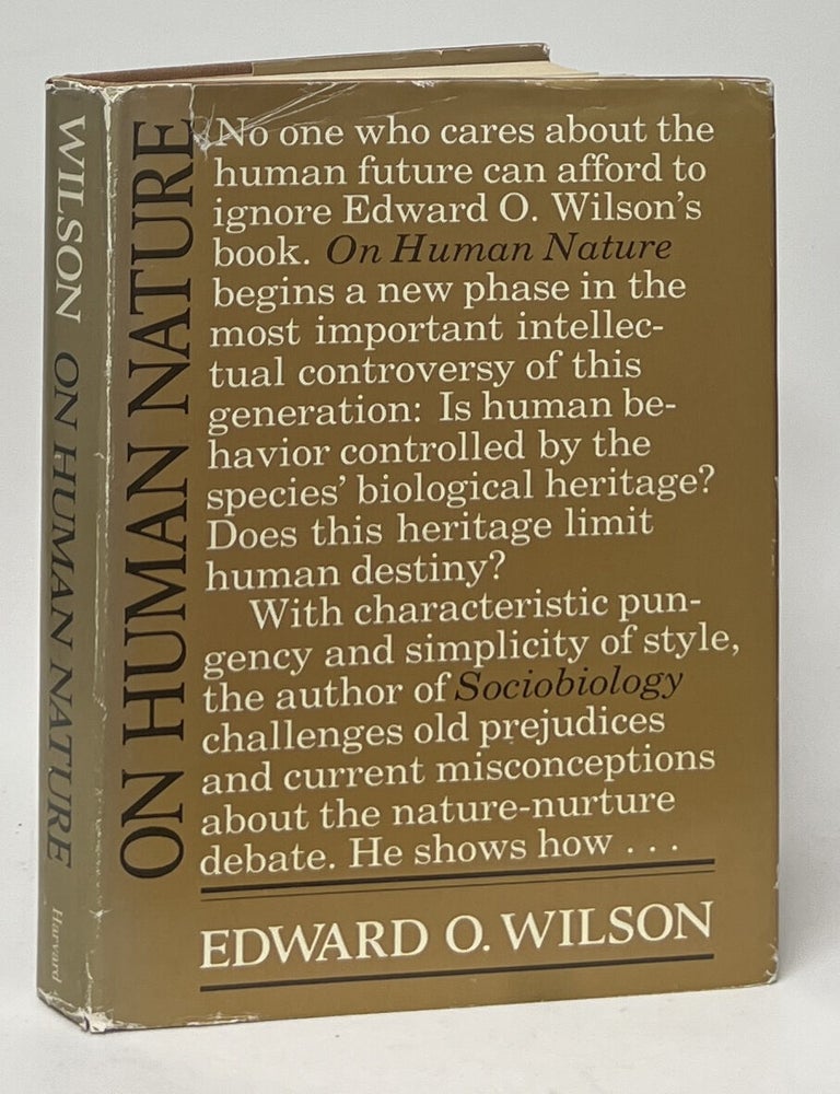 Item #10823 On Human Nature. Edward O. Wilson.