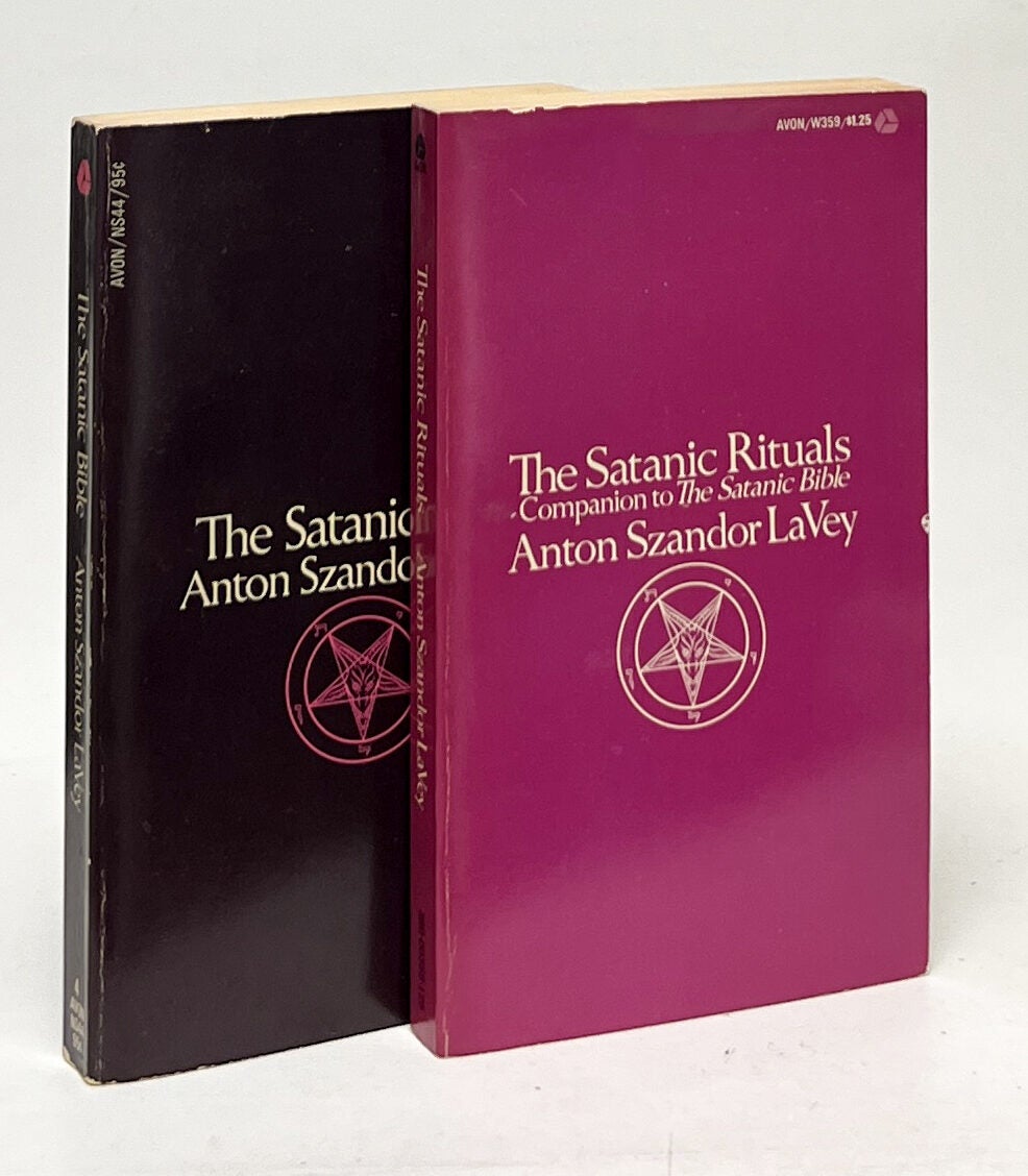 The Satanic Bible and The Satanic Rituals | Anton Szandor LaVey | First ...