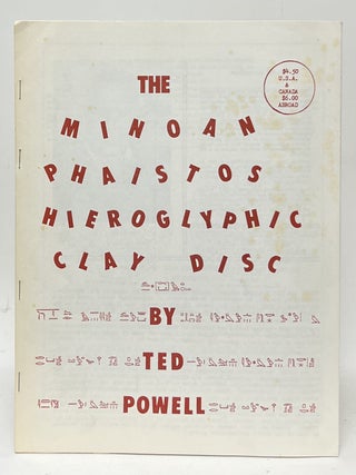Item #13464 The Minoan Phaistos Hieroglyphic Clay Disc. Ted Powell