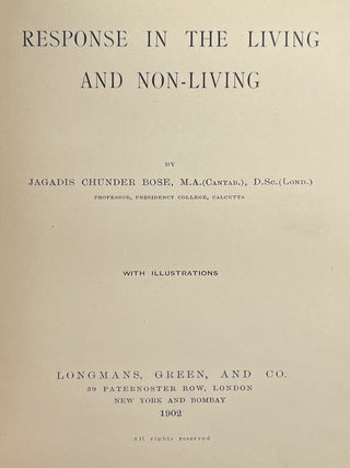Response in the Living and Non-Living