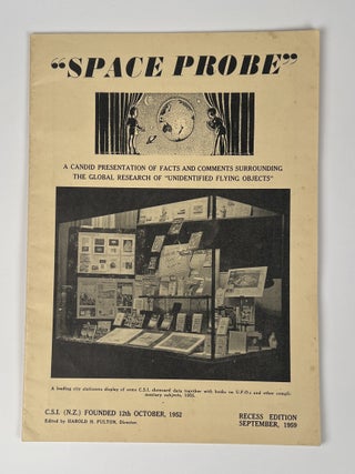 Item #15261 "Space Probe" A Candid Presentation of Facts and Comments Surrounding the Global...