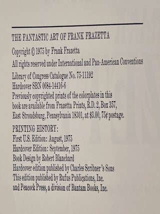 The Fantastic Art of Frank Frazetta I