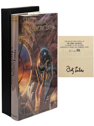 Item #16175 The Leiber Chronicles; Fifty Years of Fritz Leiber. Fritz Leiber, Martin H. Greenberg