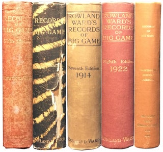 Item #1619 Records of Big Game (Fifth, Sixth, Seventh, Eighth, Tenth, and Thirteenth Editions)....