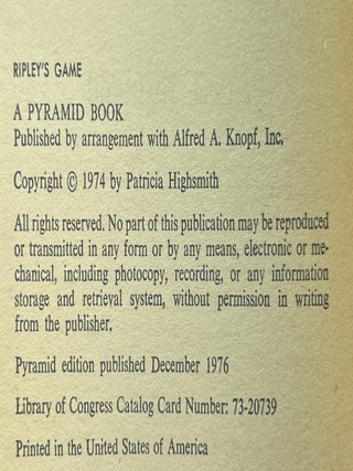 Ripley's Game