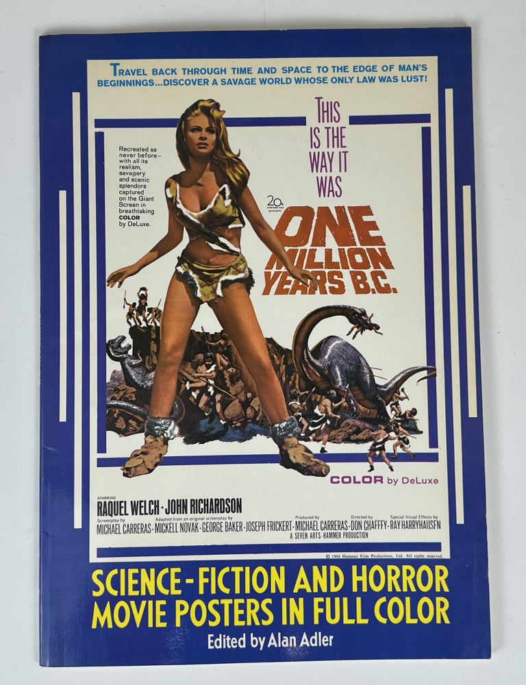 Item #16678 Science-Fiction and Horror Movie Posters in Full Color. Alan Adler.