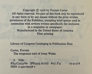 The Vengeance Trail of Josey Wales