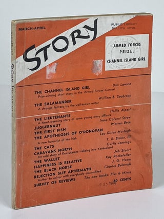 "Aftermath of a Lengthy Rejection Slip" in Story Magazine March-April 1944 Vol. XXIV, Charles Bukowski, Whit Burnett.