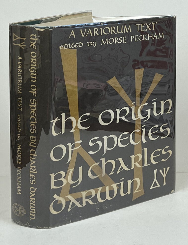 Item #17016 The Origin of Species: A Variorum Text. Charles Dawin.