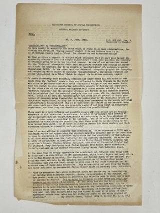 Item #17128 Vancouver Council of Social Engineering General Welfare Movement No. 5, June, 1959....