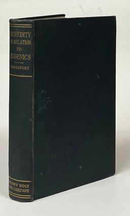Item #17500 Heredity in Relation to Eugenics. Charles Benedict Davenport