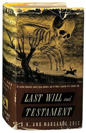 Item #2883 Last Will and Testament. G. D. H. and Margaret Cole