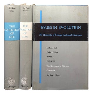 Item #3545 Evolution After Darwin (3 Vol Set). Sol Tax