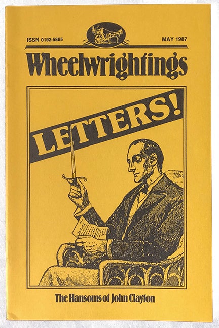 Item #3627 Wheelwrightings Vol. X May 1987. Robert C. Burr.
