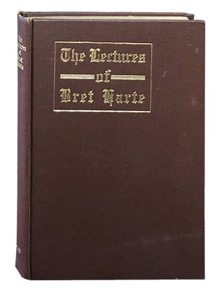 Item #3799 The Lectures of Bret Harte. Bret Harte
