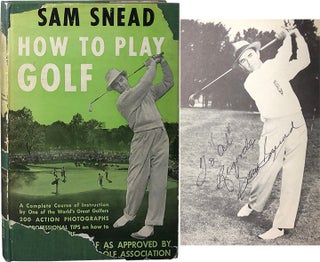 Item #4175 How to Play Golf. Sam Snead