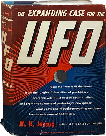 Item #4999 The Expanding Case for the UFO. M. K. Jessup.