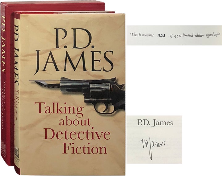 Item #5606 Talking about Detective Fiction. P. D. James.