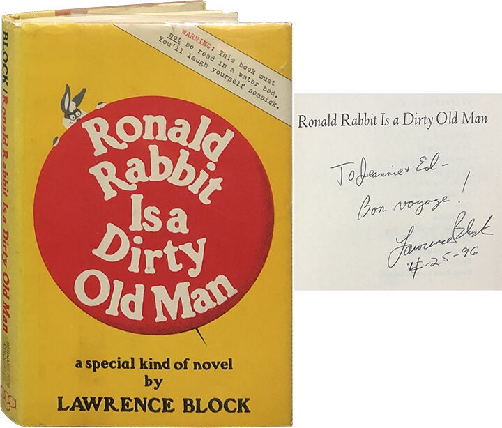 Ronald Rabbit Is a Dirty Old Man | Lawrence Block | First Edition