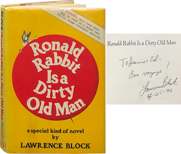 Item #5834 Ronald Rabbit Is a Dirty Old Man. Lawrence Block.