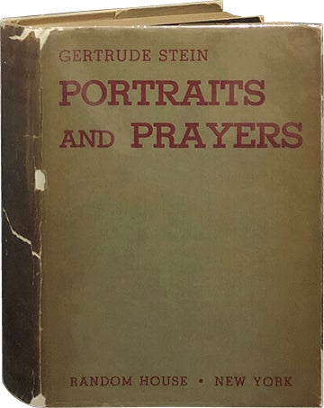 Item #5961 Portraits and Prayers. Gertrude Stein.