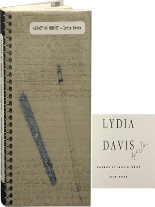 Item #6110 Almost No Memory. Lydia Davis