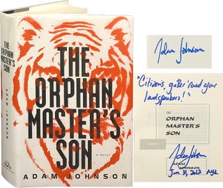 Item #6325 The Orphan Master's Son. Adam Johnson