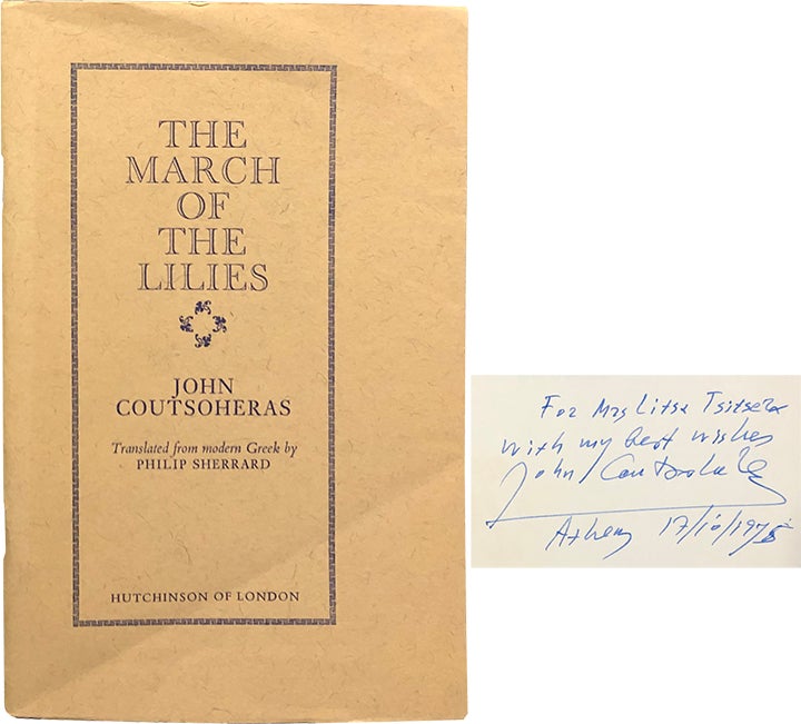 Item #6654 The March of the Lilies. John Coutsoheras.