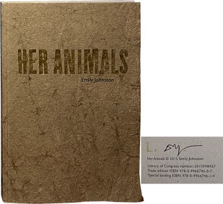 Item #6871 Her Animals. Emily Johnston