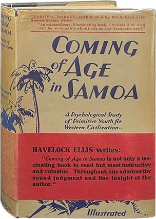 Item #7117 Coming of Age in Samoa; A Psychological Study of Primitive Youth for Western...