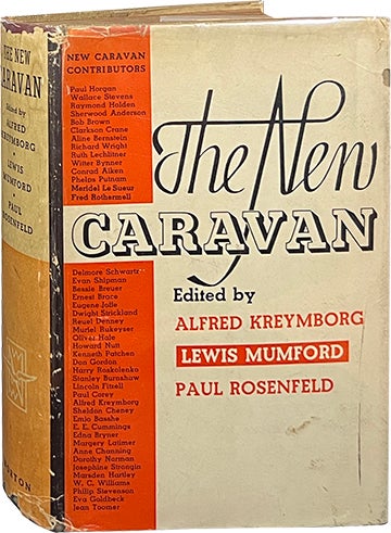 Item #7288 The New Caravan. Alfred Kreymborg, Lewis Mumford, Paul Rosenfeld.