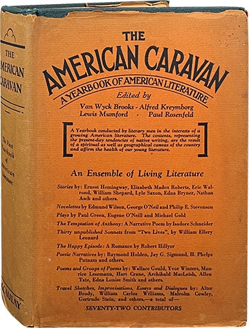 Item #7289 The American Caravan; A Yearbook of American Literature. Van Wyck Brooks, Alfred Kreymborg, Lewis Mumford, Paul Rosenfeld.