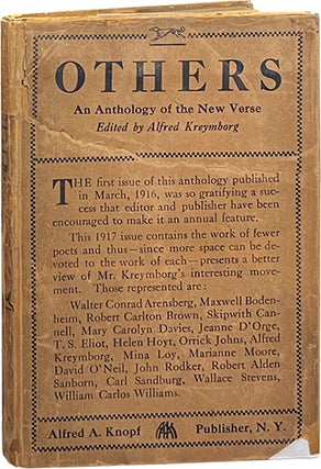 Item #7292 Others (1917); An Anthology of the New Verse. Alfred Kreymborg