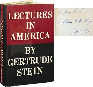 Item #7533 Lectures in America. Gertrude Stein