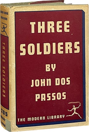 Item #7578 Three Soldiers. John Dos Passos