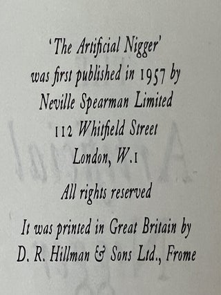 The Artificial Nigger [A Good Man Is Hard to Find]