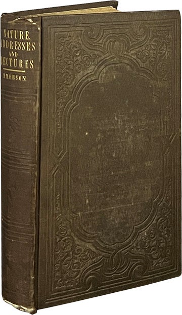 Item #7730 Nature Addresses and Lectures. Ralph Waldo Emerson.