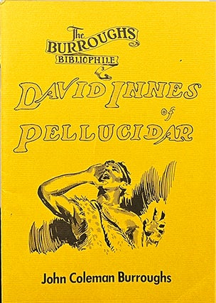 Item #7748 David Innes of Pellucidar. Edgar Rice Burroughs, John Coleman