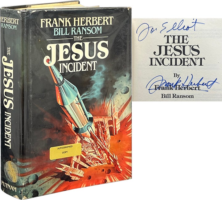 Item #7923 The Jesus Incident. Frank Herbert, Ransom Bill.