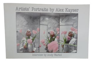 Item #796 Artists' Portraits. Alex Kayser, Andy Warhol