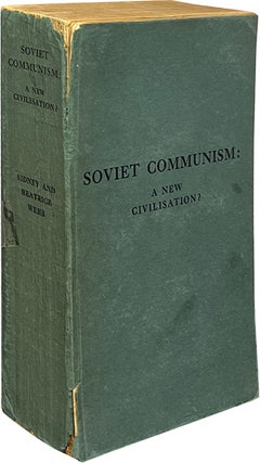 Item #7961 Soviet Communism: A New Civilization? Sidney and Beatrice Webb