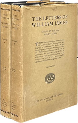 Item #8054 The Letters of William James [2 vols]. William James