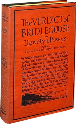 Item #8090 The Verdict of Bridlegoose. Llewelyn Powys