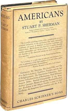 Item #8093 Americans. Stuart P. Sherman
