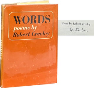 Item #8458 Words. Robert Creeley