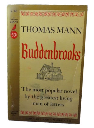 Item #846 Buddenbrooks. Thomas Mann